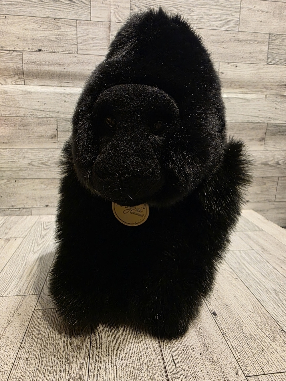 Plush Black Gorilla Stuffed Animal - Soft Cuddly Toy